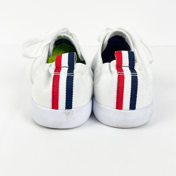 NAUTICA Women's Akila White Lace Up Flat Casual Fashion Sneakers Size 6 Low Top - Picture 10 of 12